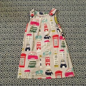 EUC Mini Boden Grey Corduroy London City Dress Jumper